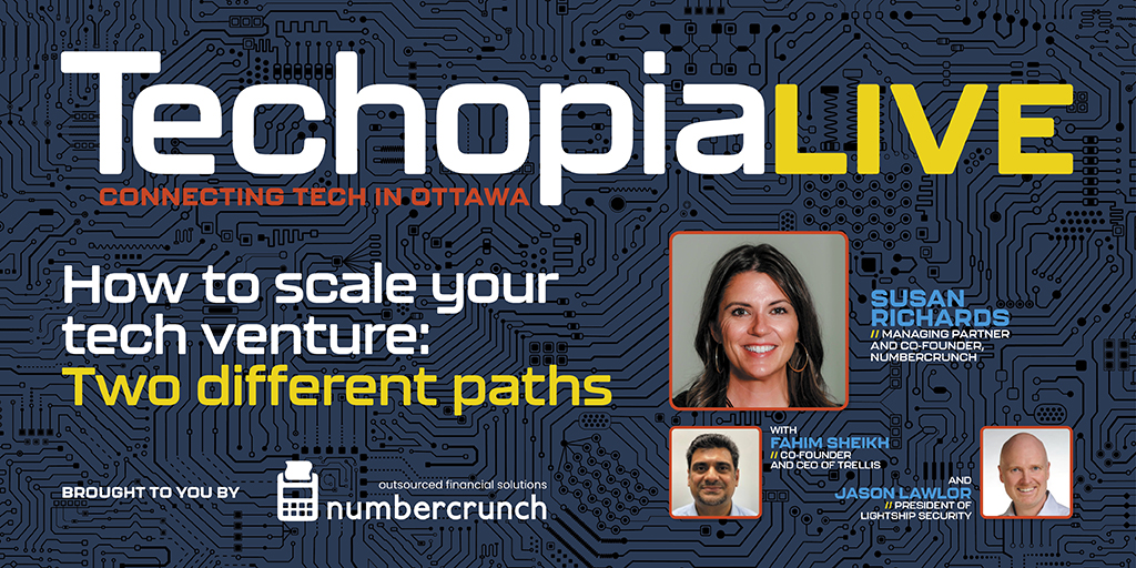 Techopia Live: How to Scale Your Tech Venture – Two Different Paths with Susan Richards